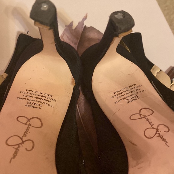 JESSICA SIMPSON - POLYESTER BLACK SHOES - Picture 6 of 8